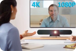 CVC4KBar Pro 4K Video Bar 4K VS 1080P