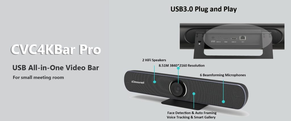 CVC4KBar Pro 4K Video Bar Port