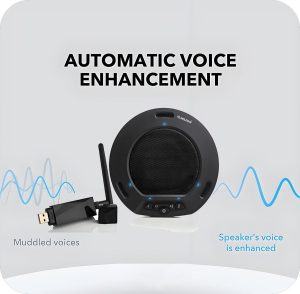 M200 Kit Wireless Microphone Speakerphone Key Feature-2
