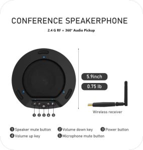 M200 Kit Wireless Microphone Speakerphone Details